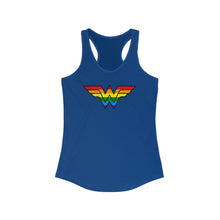 Load image into Gallery viewer, &quot;Wonder Woman - Pride&quot; Women&#39;s Ideal Racerback Tank