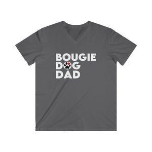 "Bougie Dog Dad" Unisex Fitted V-Neck Short Sleeve Tee
