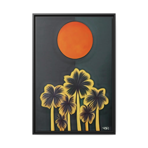 Summer Sunset - Digital Art on Matte Canvas