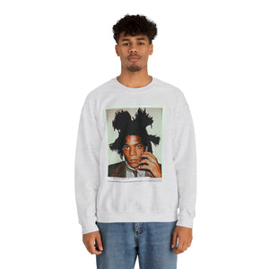 Ode to Basquiat -  Vintage Custom Graphic Print Unisex Heavy Blend™ Crewneck Sweatshirt
