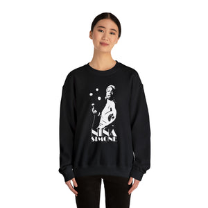 Ode to Nina Simone - Graphic Print Unisex Heavy Blend™ Crewneck Sweatshirt