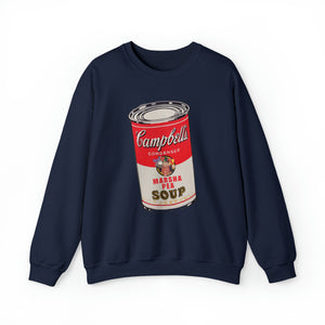 Ode to Warhol, Marsha Pea Soup - Graphic Print Unisex Heavy Blend™ Crewneck Sweatshirt