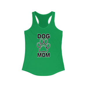 "Dog Mom" Women's Ideal Racerback Tank