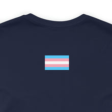 Load image into Gallery viewer, &quot;Protect Trans Kids&quot; Custom Graphic Print Unisex Jersey Short Sleeve Tee
