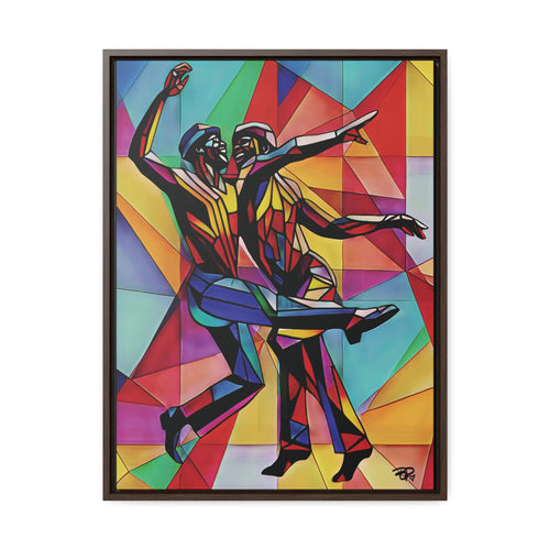 Dancing In Color - Digital Art on Matte Canvas