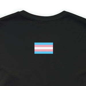 "Protect Trans Kids" Custom Graphic Print Unisex Jersey Short Sleeve Tee