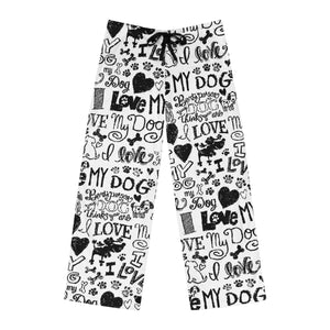 "I Love My Dog" Men's Pajama Pants