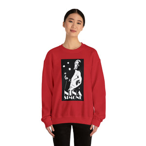 Ode to Nina Simone - Graphic Print Unisex Heavy Blend™ Crewneck Sweatshirt