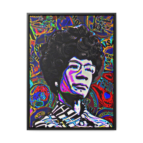 Shirley Chisolm, Unbothered - Digital Art on Matte Canvas