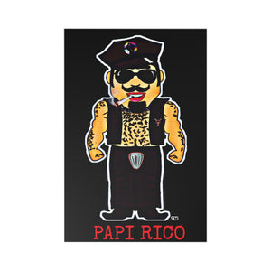 “PAPI RICO” Custom Graphic Print Postcards (7 pcs)