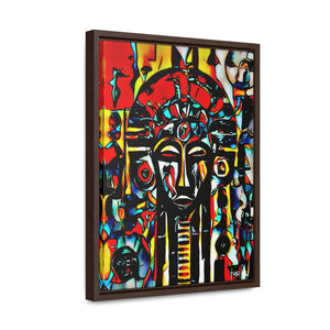 Afrikan Tibal Mask #2 - Digital Art on Matte Canvas