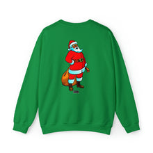 Load image into Gallery viewer, Santa&#39;s On His Way! -  Custom Graphic Print Unisex Heavy Blend™ Crewneck Sweatshirt