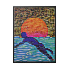 Load image into Gallery viewer, Night Swim - Digital Art on Matte Canvas