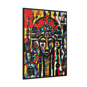 Afrikan Tibal Mask #2 - Digital Art on Matte Canvas