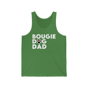 "Bougie Dog Dad" Unisex Jersey Tank