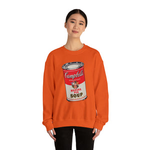 Ode to Warhol, Marsha Pea Soup - Graphic Print Unisex Heavy Blend™ Crewneck Sweatshirt