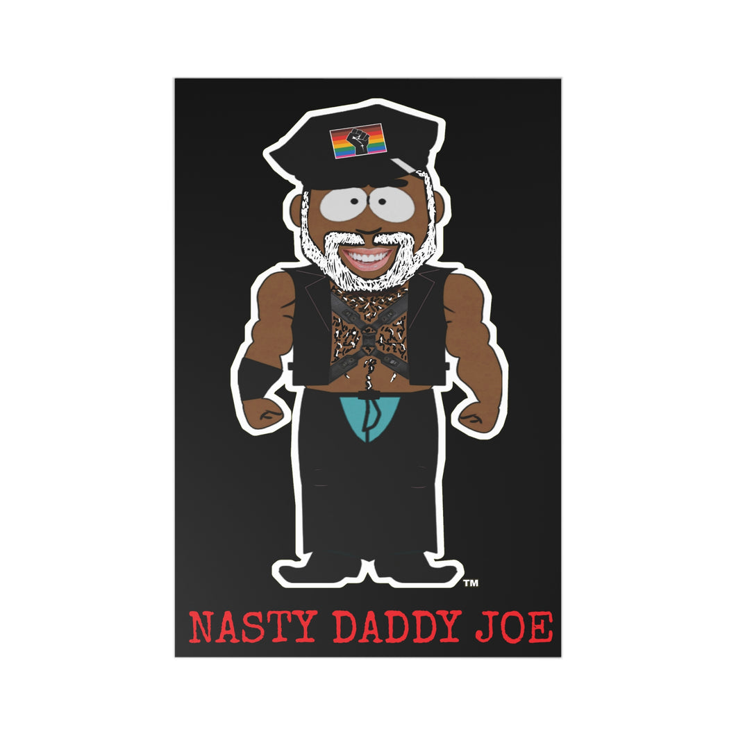 “Nasty Daddy Joe” Custom Graphic Print Postcards (7 pcs)