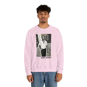 King James, Pop Art - Digital Graphic Print Crewneck Sweatshirt