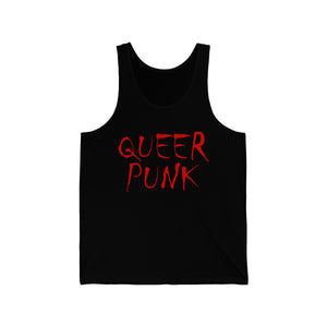 “Queer Punk”  Unisex Jersey Tank