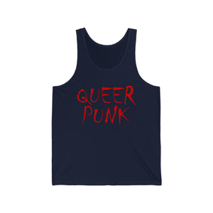 “Queer Punk”  Unisex Jersey Tank