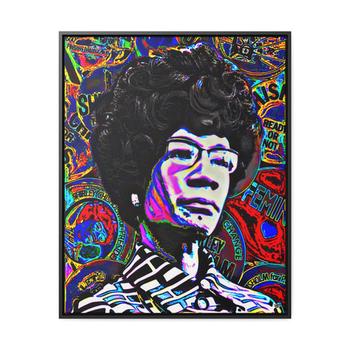 Shirley Chisolm, Unbothered - Digital Art on Matte Canvas