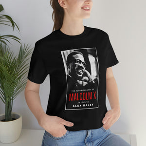 "Malcolm X" Custom Graphic Print Unisex Jersey Short Sleeve Tee