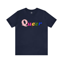Load image into Gallery viewer, &quot;Queer&quot; Graphic Print Unisex Jersey Short Sleeve Tee