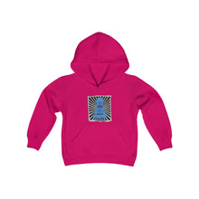 Load image into Gallery viewer, &quot;Namaste - Blue&quot; Youth Heavy Blend Hooded Sweatshirt