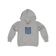 Load image into Gallery viewer, &quot;Namaste - Blue&quot; Youth Heavy Blend Hooded Sweatshirt