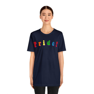 "Pride!" Custom Graphic Print Unisex Jersey Short Sleeve Tee