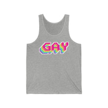 Load image into Gallery viewer, &quot;Gay&quot; Unisex Jersey Tank