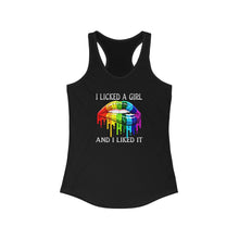 Load image into Gallery viewer, &quot;I Licked a Girl and I Liked It&quot; Women&#39;s Ideal Racerback Tank