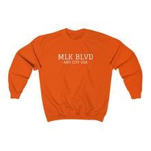 Load image into Gallery viewer, &quot;MLK Blvd&quot; Custom Graphic Print Unisex Heavy Blend™ Crewneck Sweatshirt