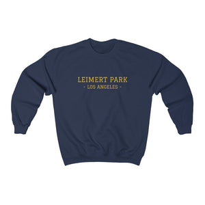 "Leimert Park Los Angeles" Custom Graphic Print Unisex Heavy Blend™ Crewneck Sweatshirt