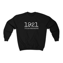 Load image into Gallery viewer, &quot;1921 Tulsa Massacre &quot; Custom Graphic Print Unisex Heavy Blend™ Crewneck Sweatshirt