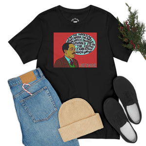 "Langston Hughes" Custom Graphic Print Unisex Jersey Short Sleeve Tee
