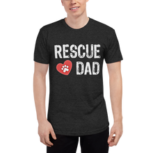 Load image into Gallery viewer, Rescue Dad Tri-Blend T-Shirt
